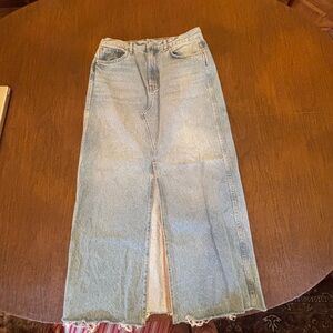 Madewell Light Blue Denim Skirt